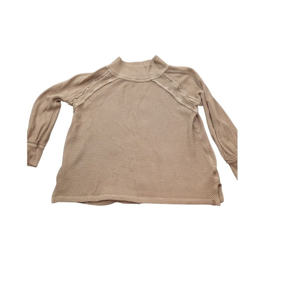 We The Free Beige Knit Top
